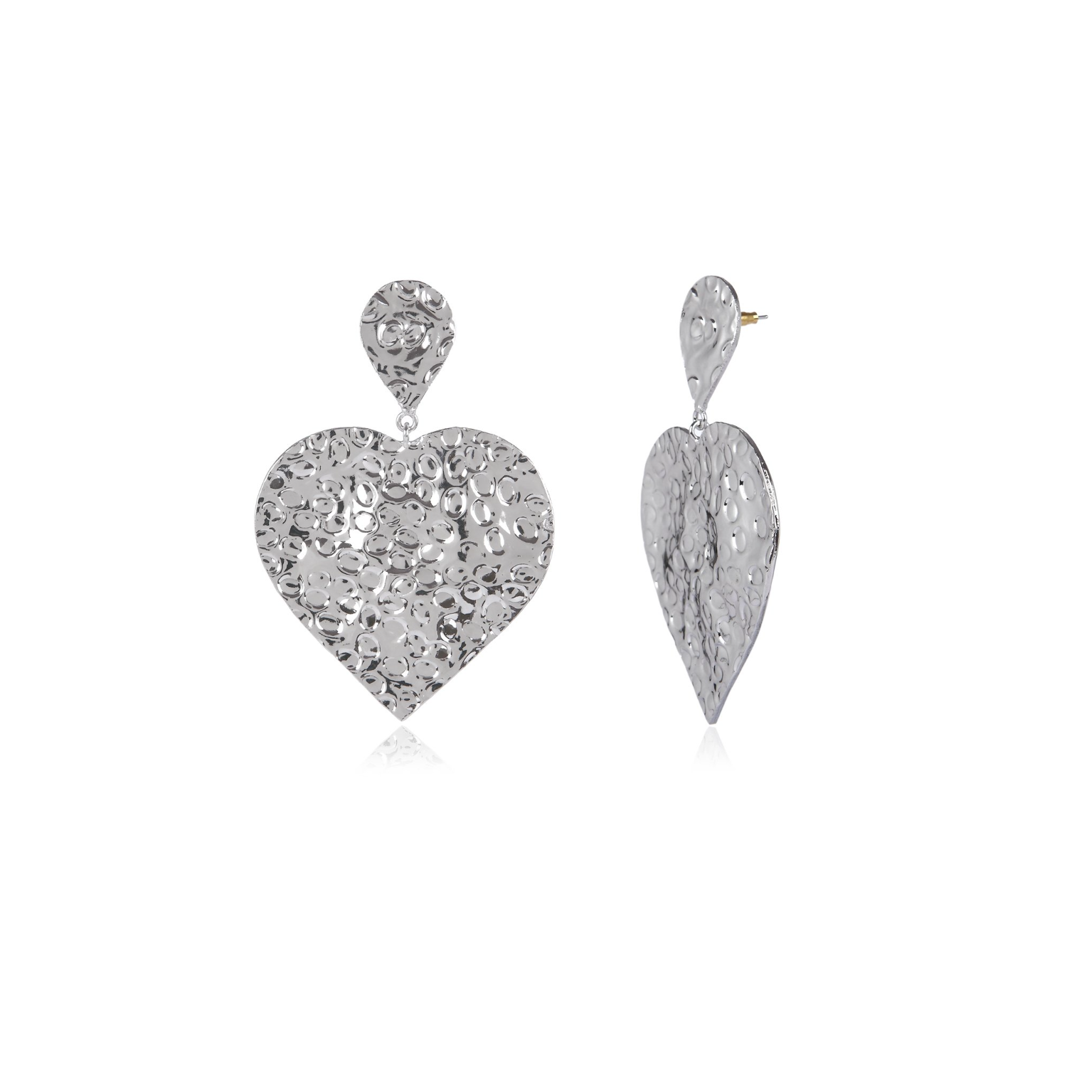 Beaten Heart Earrings