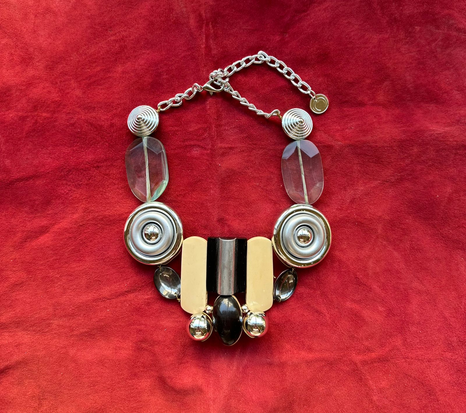 Retro Space Station Necklace