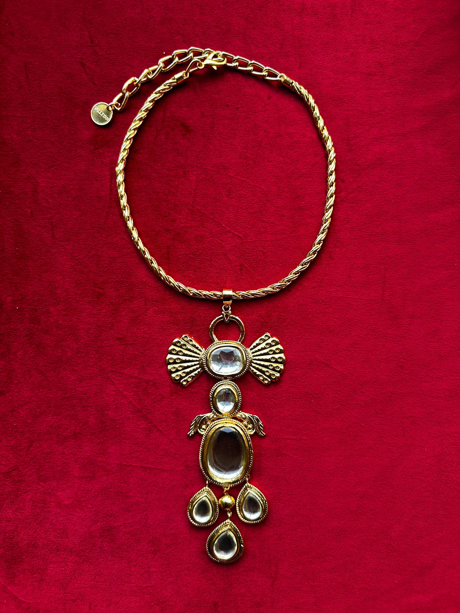 Polki Wing Necklace