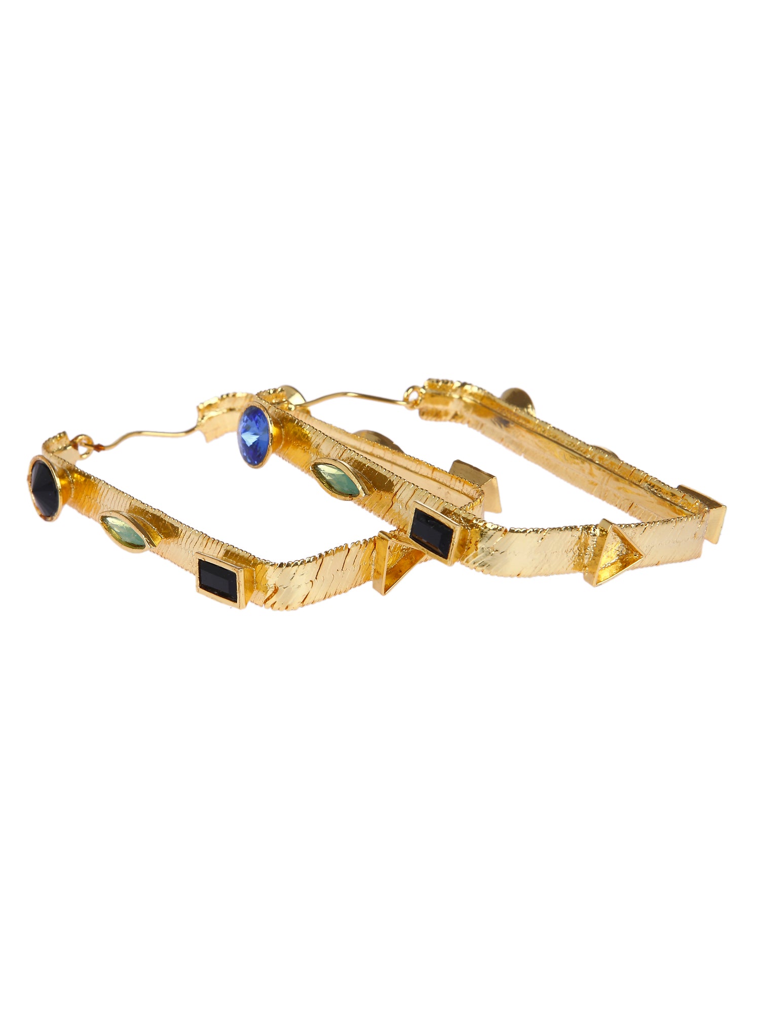 Jewelled Hoops Square