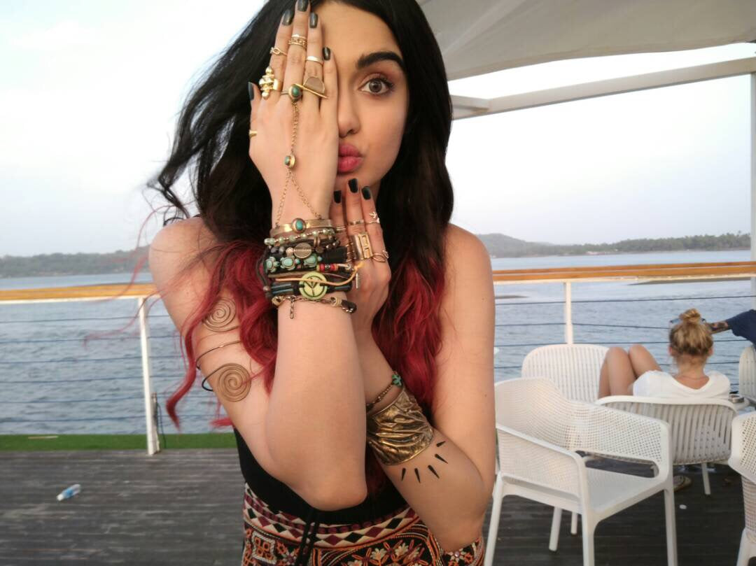 Adah Sharma A Letter Rings